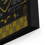 Ugly Badger Sweater - Canvas Print