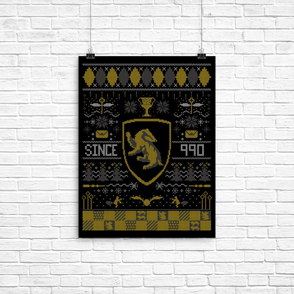 Ugly Badger Sweater - Poster