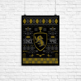 Ugly Badger Sweater - Poster