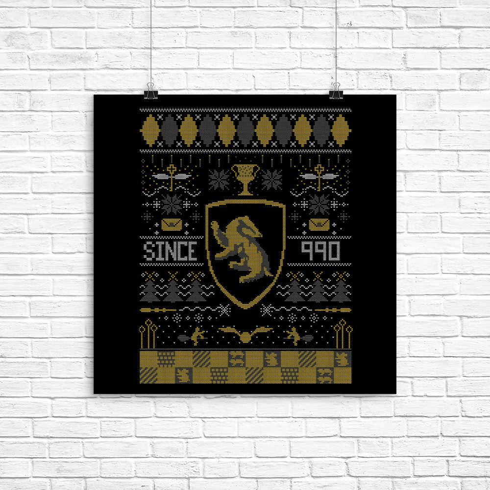 Ugly Badger Sweater - Poster