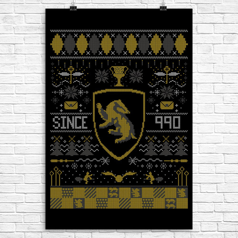 Ugly Badger Sweater - Poster