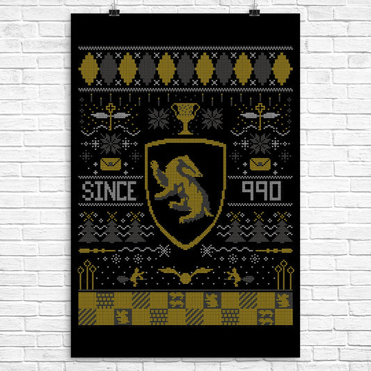 Ugly Badger Sweater - Poster