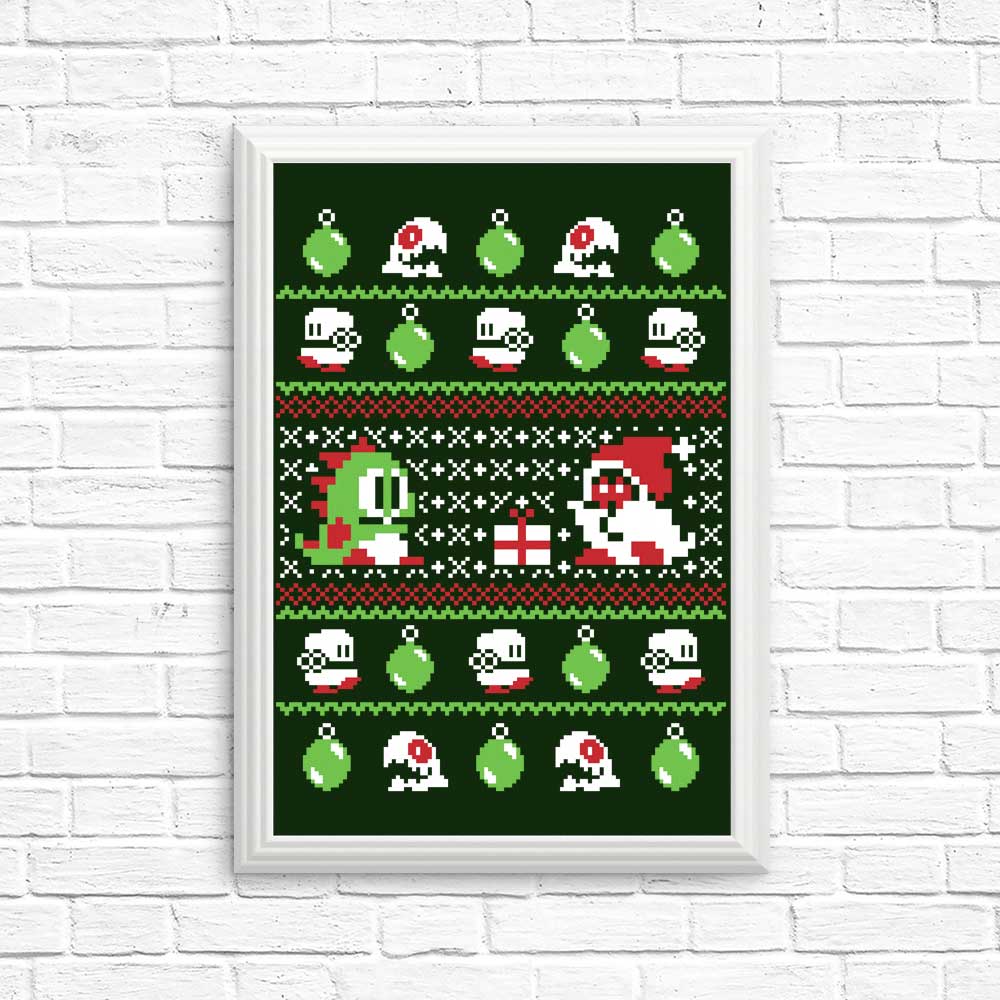 Ugly Bauble Sweater - Posters & Prints