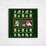 Ugly Bauble Sweater - Posters & Prints