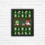 Ugly Bauble Sweater - Posters & Prints