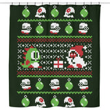 Ugly Bauble Sweater - Shower Curtain