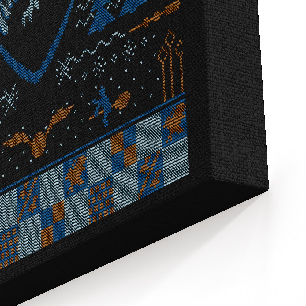 Ugly Eagle Sweater - Canvas Print