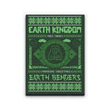 Ugly Earth Sweater - Canvas Print