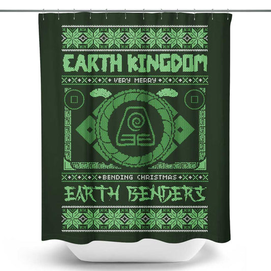 Ugly Earth Sweater - Shower Curtain