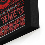 Ugly Fire Sweater - Canvas Print