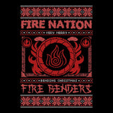 Ugly Fire Sweater - Throw Pillow