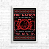 Ugly Fire Sweater - Posters & Prints