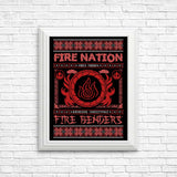 Ugly Fire Sweater - Posters & Prints