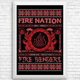 Ugly Fire Sweater - Posters & Prints