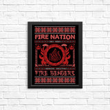 Ugly Fire Sweater - Posters & Prints