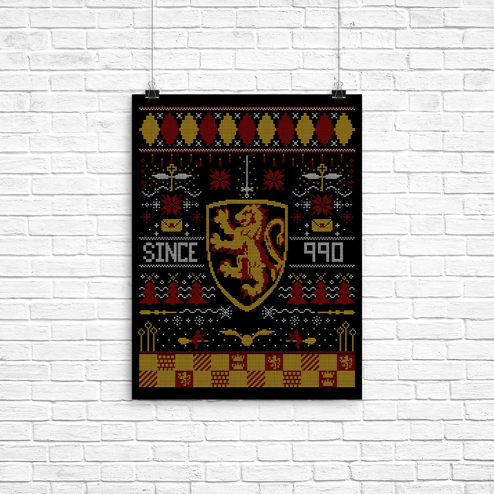 Ugly Lion Sweater - Poster