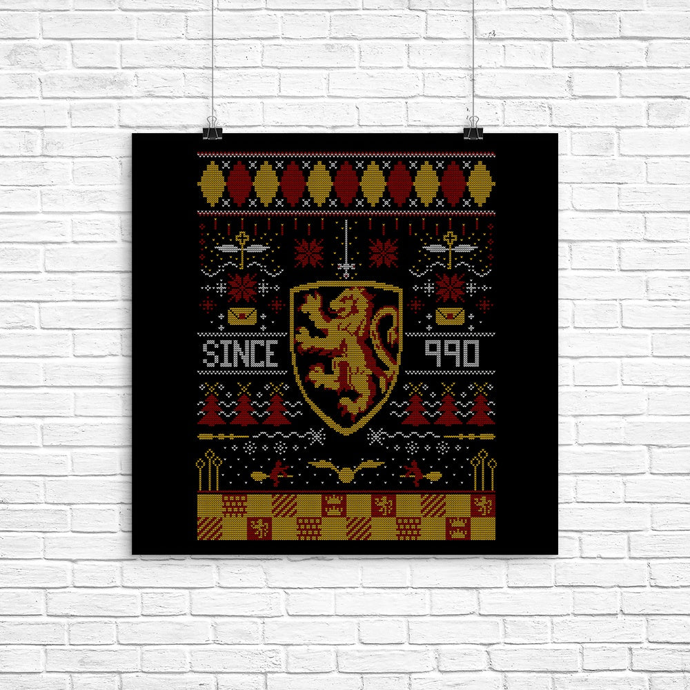 Ugly Lion Sweater - Poster