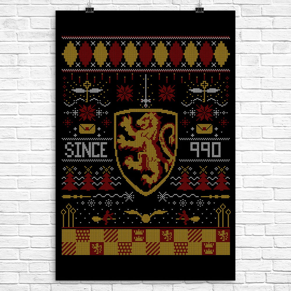 Ugly Lion Sweater - Poster