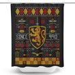Ugly Lion Sweater - Shower Curtain