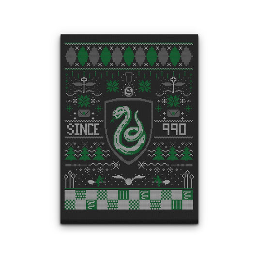 Ugly Serpent Sweater - Canvas Print