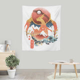 Ukiyo Fire - Wall Tapestry
