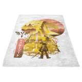 Ukiyo-e Courage - Fleece Blanket