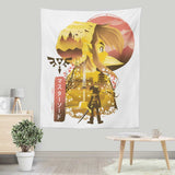 Ukiyo-e Courage - Wall Tapestry