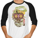 Ukiyo-e Fate - 3/4 Sleeve Raglan T-Shirt