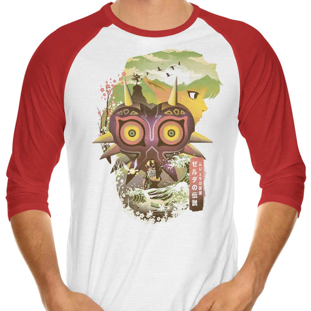 Ukiyo-e Fate - 3/4 Sleeve Raglan T-Shirt