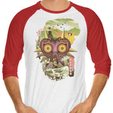 Ukiyo-e Fate - 3/4 Sleeve Raglan T-Shirt