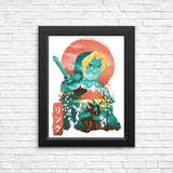 Ukiyo-e Ocarina - Posters & Prints