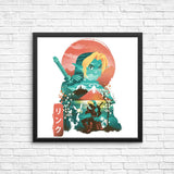 Ukiyo-e Ocarina - Posters & Prints