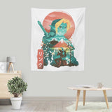 Ukiyo-e Ocarina - Wall Tapestry