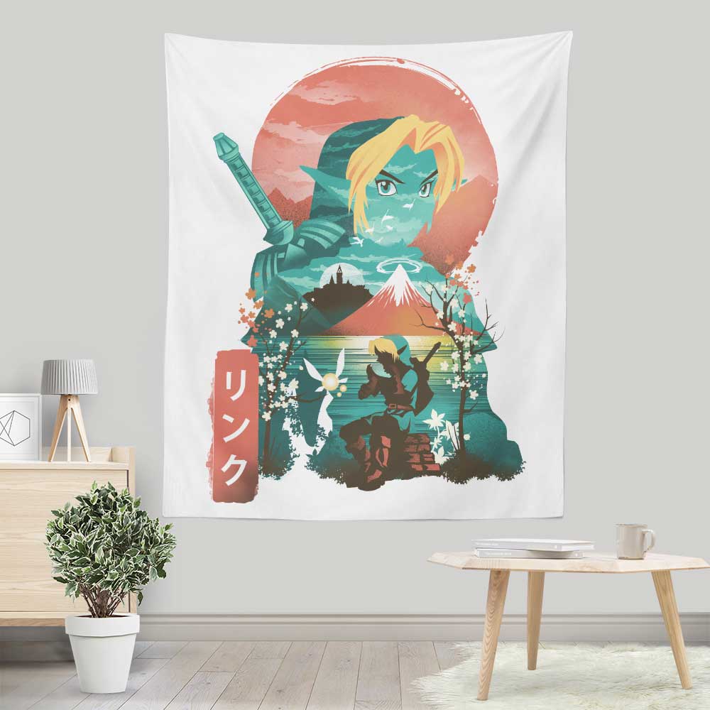 Ukiyo-e Ocarina - Wall Tapestry