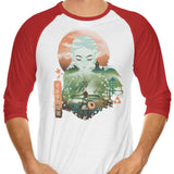 Ukiyo-e Wisdom - 3/4 Sleeve Raglan T-Shirt