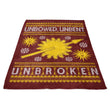 Unbowed. Unwrapped. Unbroken. - Fleece Blanket