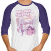 Unicorn Calypse - 3/4 Sleeve Raglan T-Shirt