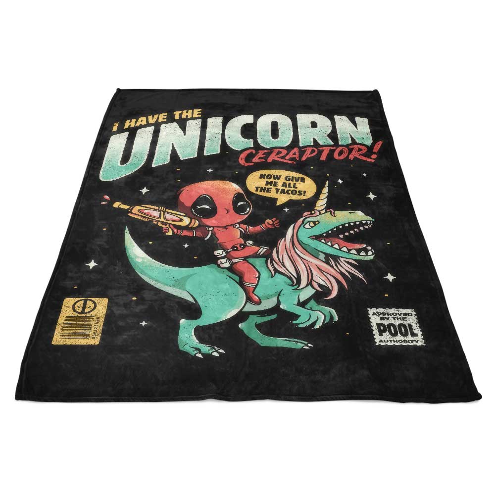 Unicornceraptor - Fleece Blanket