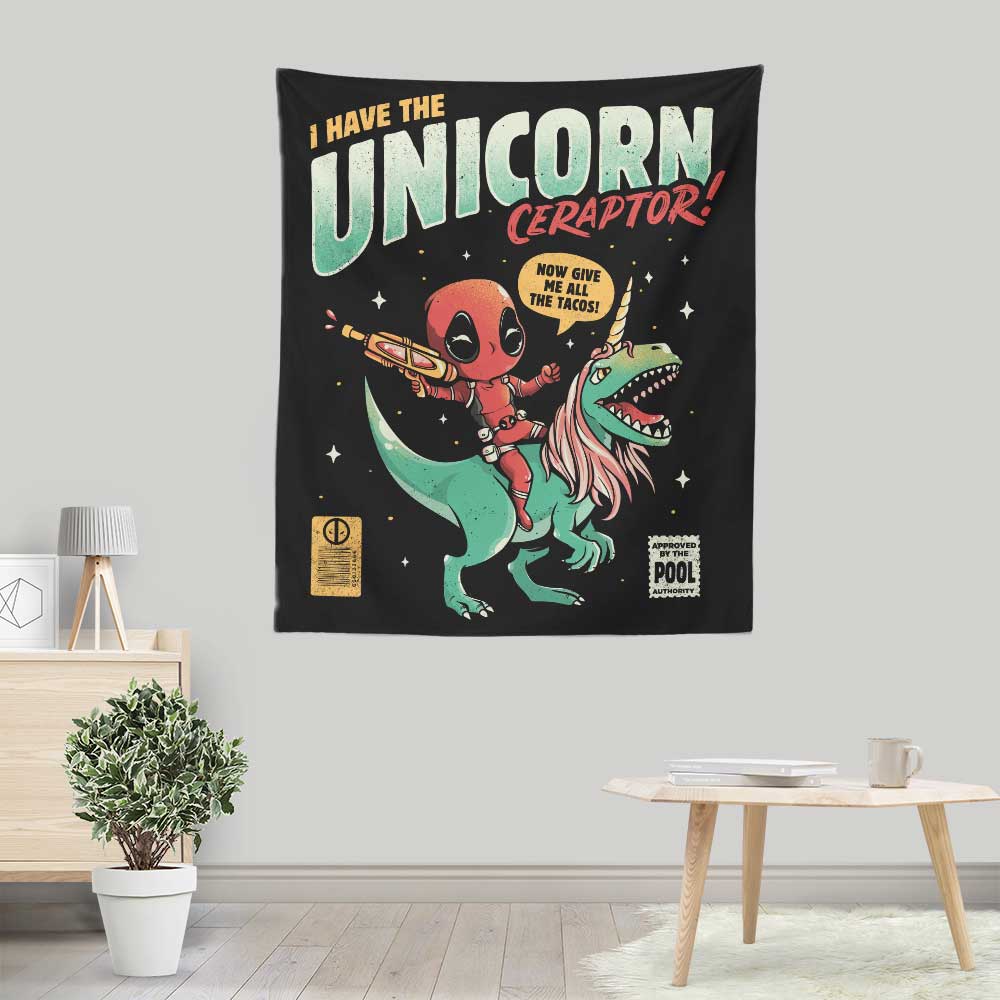 Unicornceraptor - Wall Tapestry