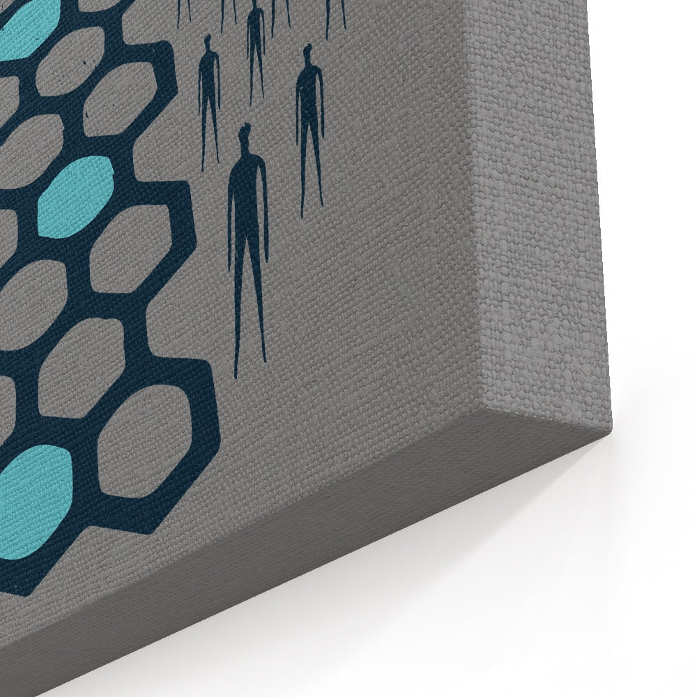 Upgrade or Delete - Canvas Print