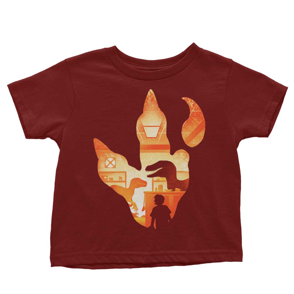 Velociraptor Footprint - Youth Apparel