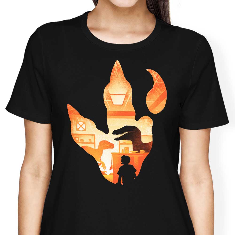 Velociraptor Footprint - Women's Apparel
