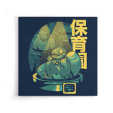 Velociraptor Nursery - Canvas Print