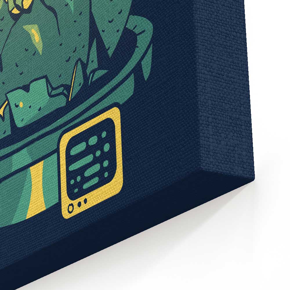 Velociraptor Nursery - Canvas Print