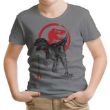 Velociraptor Sumi-e - Youth Apparel