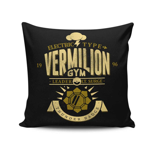 Vermillion City Gym - Throw Pillow
