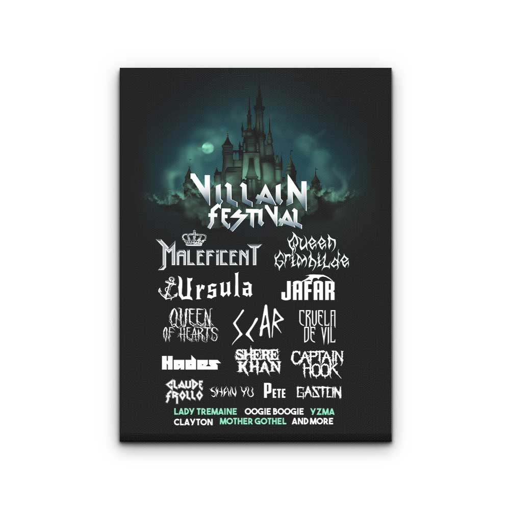 Villain Festival - Canvas Print