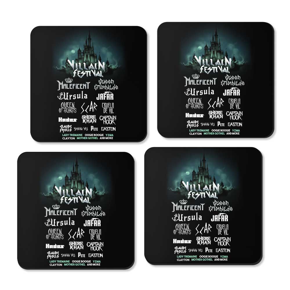 Villain Festival - Coasters