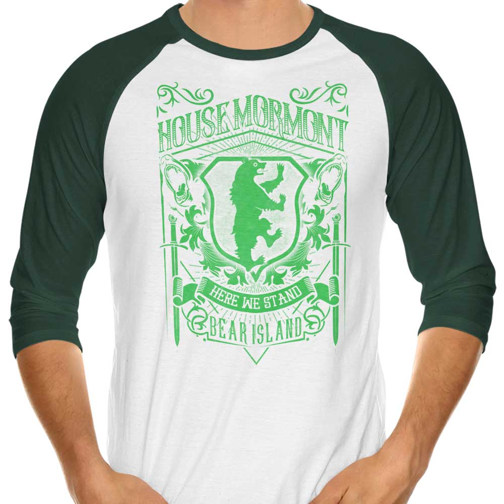 Vintage Bear - 3/4 Sleeve Raglan T-Shirt