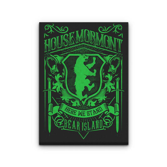 Vintage Bear - Canvas Print